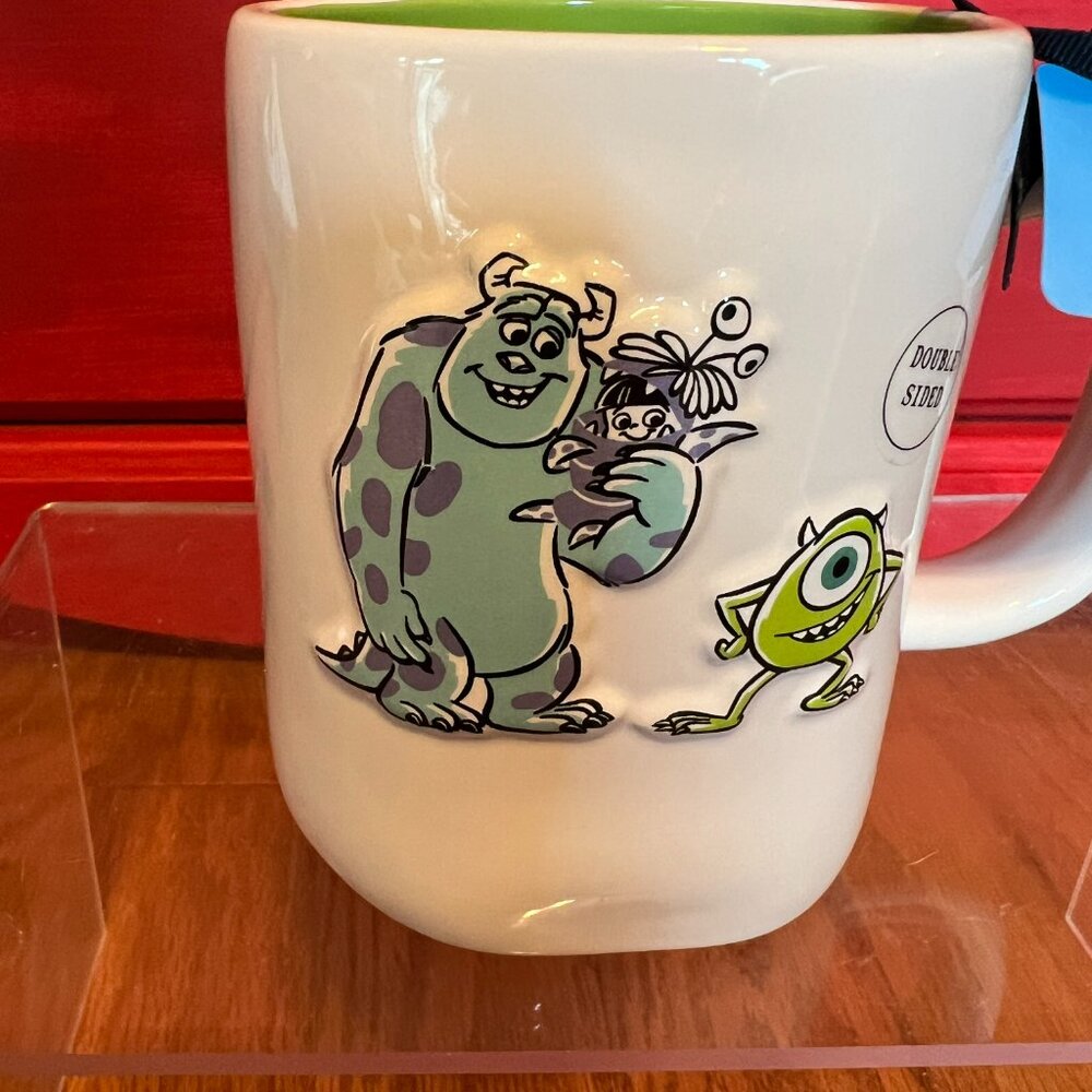 NWT Rae Dunn Disney Monsters Sully Mike Wazowski Boo The Scream Team mug - Picture 6 of 9
